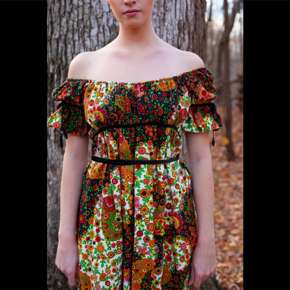 Vintage collectors Anne Fogarty boho dress